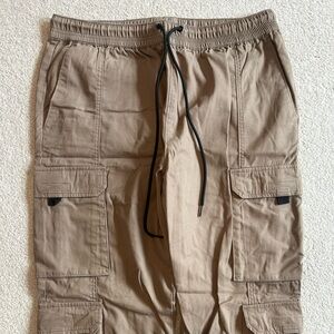 PacSun Tan Cargo Pants with Relaxed Fit